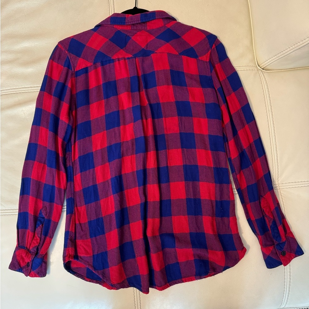Rails Flannel - Red & Blue - image 2